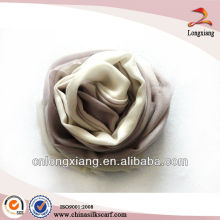 Grey cashmere wool scarf